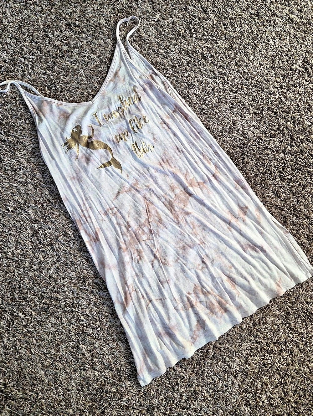 Women's Mini Dress in Gray & Pink Like New
